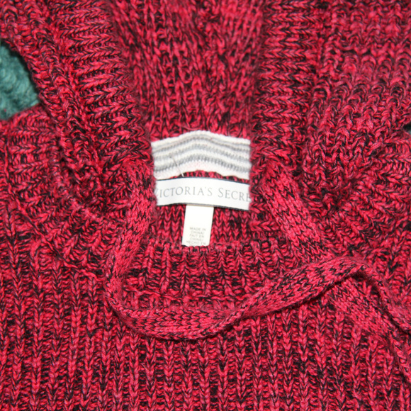 Victoria's Secret chunky knit hoodie sweater - Picture 2 of 5